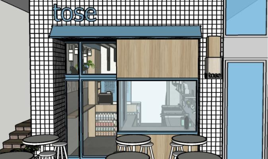 Tose Pasta Bar mekanından bir görünüm